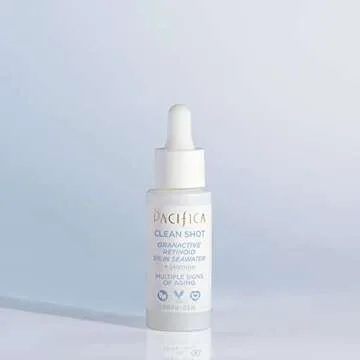 Face Serum by Pacifica - Clean Shot Granactive Retinoid 5% Solution – Anti-Aging Facial Serum with Advanced Retinoid Complex for Fine Lines & Smoother Texture, Vegan & Cruelty-Free, 0.8 Oz