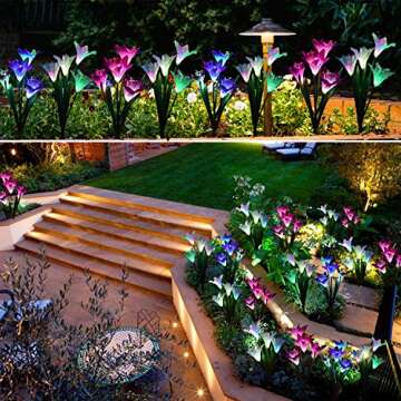 Stunning Outdoor Solar Garden Stake Lights for Pathways