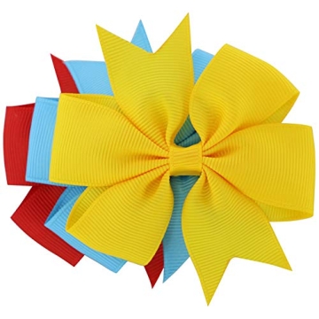 Mybigqueen 3'' Baby Hair Bows - 40 Piece Set for Kids