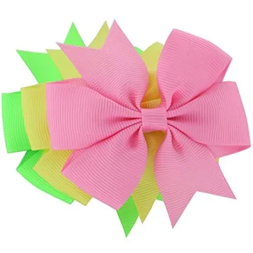 Mybigqueen 3'' Baby Hair Bows - 40 Piece Set for Kids