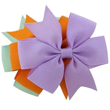 Mybigqueen 3'' Baby Hair Bows - 40 Piece Set for Kids