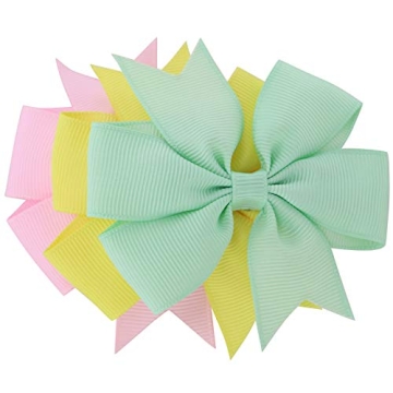 Mybigqueen 3'' Baby Hair Bows - 40 Piece Set for Kids
