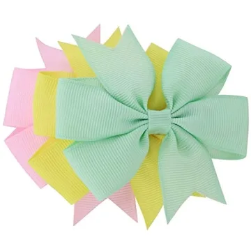 Mybigqueen 3'' Baby Hair Bows - 40 Piece Set for Kids