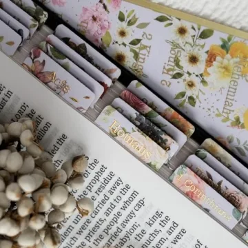 Stunning Gold Foil Bible Tabs for Easy Navigation
