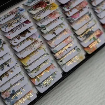 Stunning Gold Foil Bible Tabs for Easy Navigation