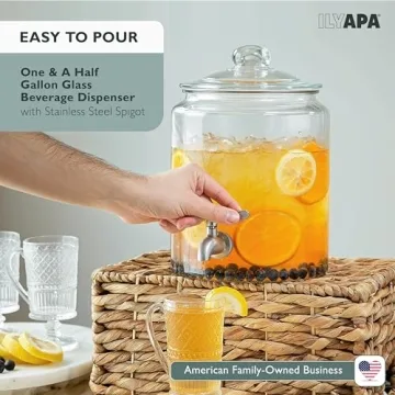 Elegant Ilyapa 1.5 Gallon Beverage Dispenser for Events