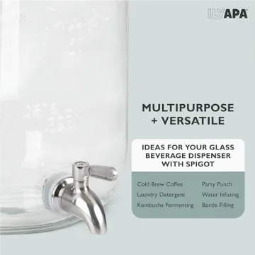 Elegant Ilyapa 1.5 Gallon Beverage Dispenser for Events