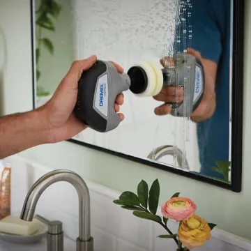 Dremel Versa Power Scrubber Kit with 5 Scrub Daddy Cleaning Sponge Pads - Waterproof Cordless Electric Spin Scrubber, High Speed, Multi-Surface Cleaning for Kitchen, Household, and Bathroom, PC10-07