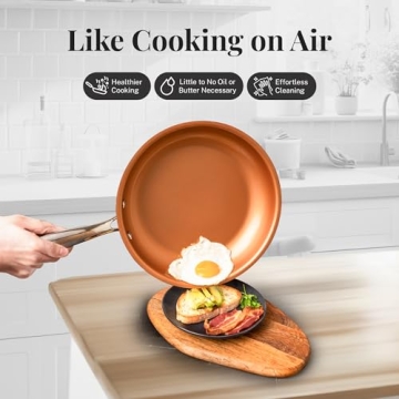 Gotham Steel Ceramic Cookware Set Non-Stick & Oven Safe