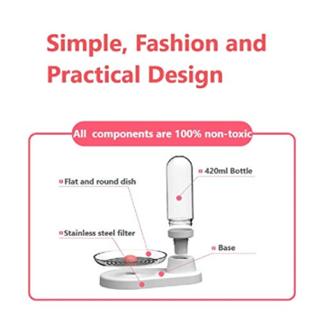 Cheerble Non-Electric Pet Fountain for Cats and Dogs