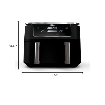 Ninja 10-in-1 Air Fryer, 10 QT, Black DZ302
