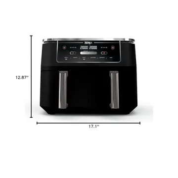 Ninja 10-in-1 Air Fryer, 10 QT, Black DZ302