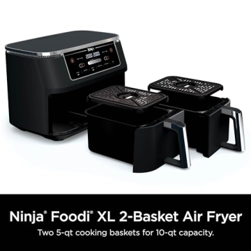Ninja 10-in-1 Air Fryer, 10 QT, Black DZ302