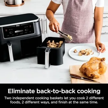 Ninja 10-in-1 Air Fryer, 10 QT, Black DZ302