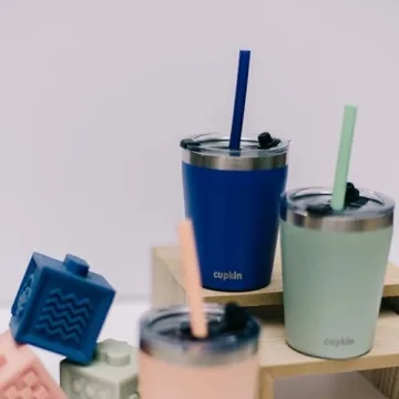 CUPKIN Toddler Tumblers Set of 2 Stylish & Safe