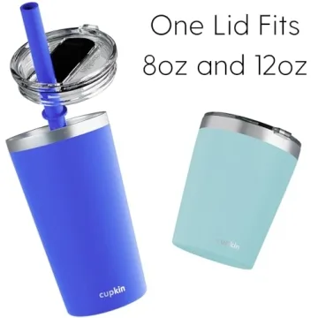 CUPKIN Toddler Tumblers Set of 2 Stylish & Safe