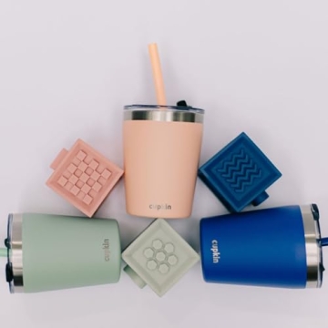 CUPKIN Toddler Tumblers Set of 2 Stylish & Safe