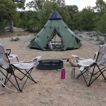 Titan Outdoors 24-in Steel Fire Ring for Great Outdoor Cooking