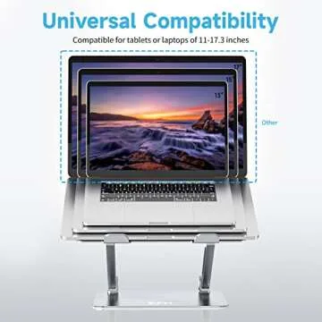 EPN Laptop Stand, Ergonomic and Adjustable Height Holder