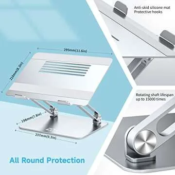 EPN Laptop Stand, Ergonomic and Adjustable Height Holder