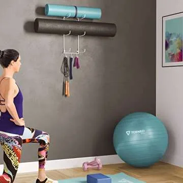 Wallniture Guru Yoga Mat Holder for Home Gym Organization