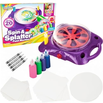 Creative Kids Spin & Paint Art Kit - Spinning Art Machine Craft Kit for Children & Adults, Christmas...