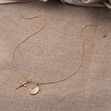 AllenCOCO Gold Cross Necklace - Faith Meets Style
