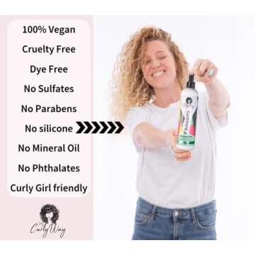 Curly Hair Strong Hold Gel - Vegan Curlstrong Styling