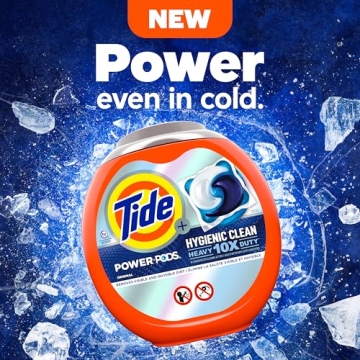 Tide Hygienic Clean Laundry PODS 63 Counts for Effective Cleaning