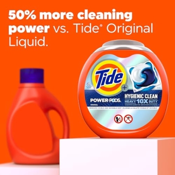 Tide Hygienic Clean Laundry PODS 63 Counts for Effective Cleaning