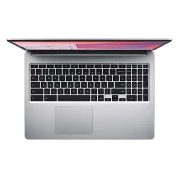Acer Chromebook 315 CB315-3H-C0VT Laptop | Intel Celeron N4000| 15.6" HD (1366 x 768) Display | 4GB LPDDR4 | 128GB eMMC | Intel Wireless 802.11ac Gigabit Wi-Fi | Chrome OS | Sleeve | Pure Silver