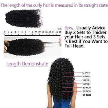 Curly Clip-In Extensions for Natural Hair - Liwihas