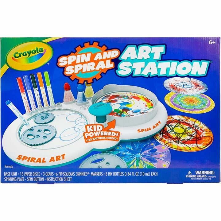 Crayola Spin & Spiral Art Station for Kids' Creativity