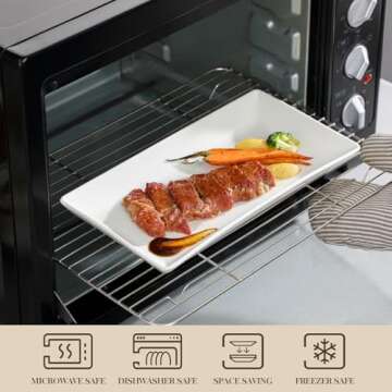 MALACASA 3 Tier Serving Trays for Elegant Displays