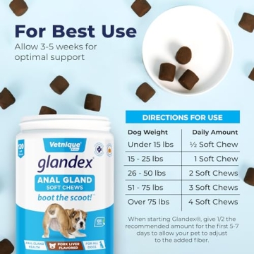 Glandex Soft Chews for Dog Digestive Health and Comfort