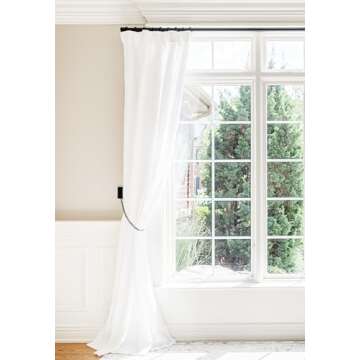 BlastHome Luxury 6 ft Custom Curtain Rod for Seamless Look