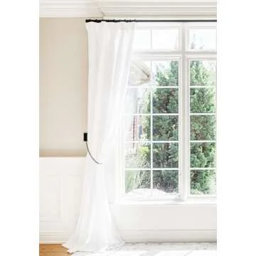 BlastHome Luxury 6 ft Custom Curtain Rod for Seamless Look