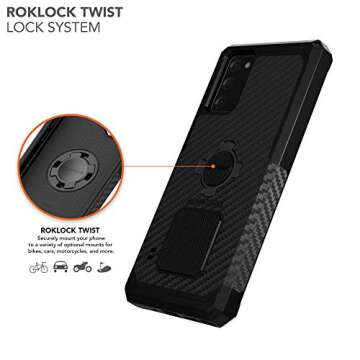 ROKFORM - Galaxy Note 20 Case, Magnetic Case with Quad Tab Twist Lock, Military Grade Rugged, Samsung Note 20 Protective Cover, Drop Tested Armor (Black)