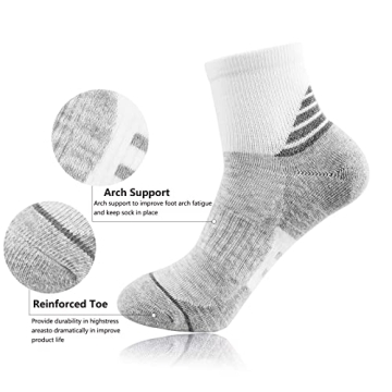 J.WMEET Athletic Ankle Socks - Comfort & Style for Women