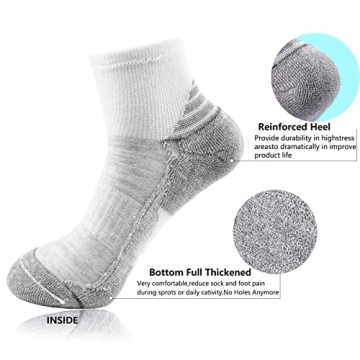 J.WMEET Athletic Ankle Socks - Comfort & Style for Women