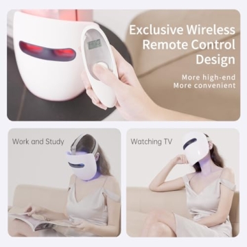 HIME SAMA LED Face Mask Wireless Skin Treatment Device