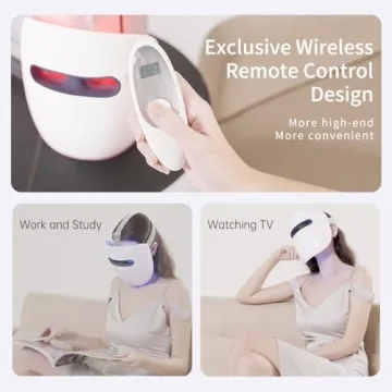 HIME SAMA LED Face Mask Wireless Skin Treatment Device