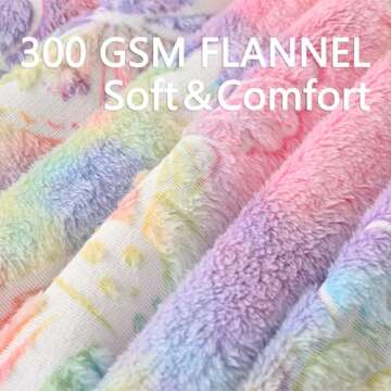 Glow in The Dark Butterfly Blanket for 1 2 3 4 5 6 7 8 9 10 11 12 Year Old Girl Gifts, Pink Blanket Soft Cozy for Kids Girl Birthday Christmas Toys Gift, Throw Blanket 50"x60"