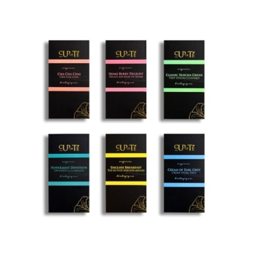 Luxe Pyramid Tea Bag Gift Set – Earl Grey Flavor, 84 Count