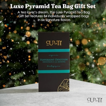 Gourmet Earl Grey Pyramid Tea Bag Gift Set – 84 Count