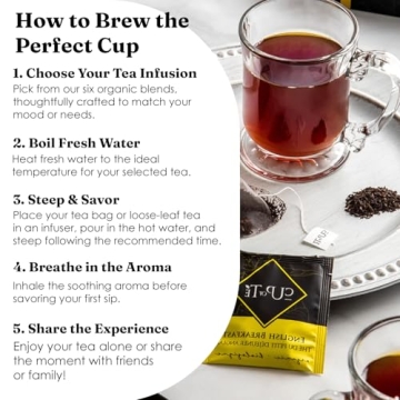 Gourmet Earl Grey Pyramid Tea Bag Gift Set – 84 Count