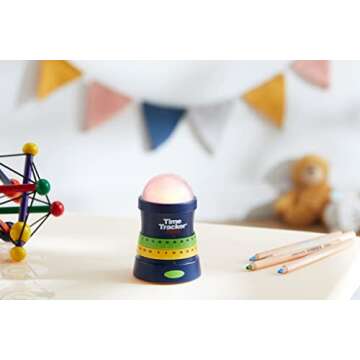 Learning Resources Time Tracker Mini Visual Timer, Classroom Timer, Hand Washing Timer, Auditory and Visual Cue, Ages 3+