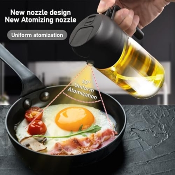 2 in 1 Glass Oil Sprayer for Cooking & Salads