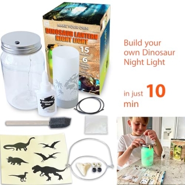 Hapinest DIY Dinosaur Lantern Craft Kit for Kids