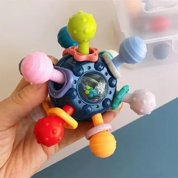 Baby Sensory Teething Toy for Infants Rattle & Grip